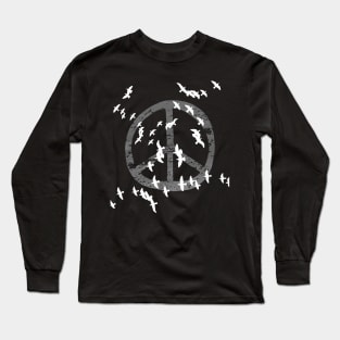 Peace, peace, white doves Long Sleeve T-Shirt